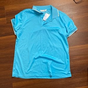 Cloverly, boys, XL, blue, polo shirt, NWT